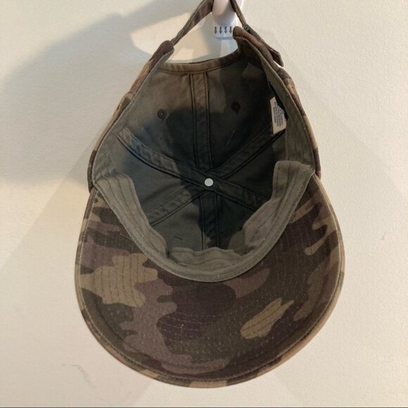 LUCKY BRAND Baseball Cap Camo Pattern 100% Cotton Adjustable Tab - Picture 3 of 5